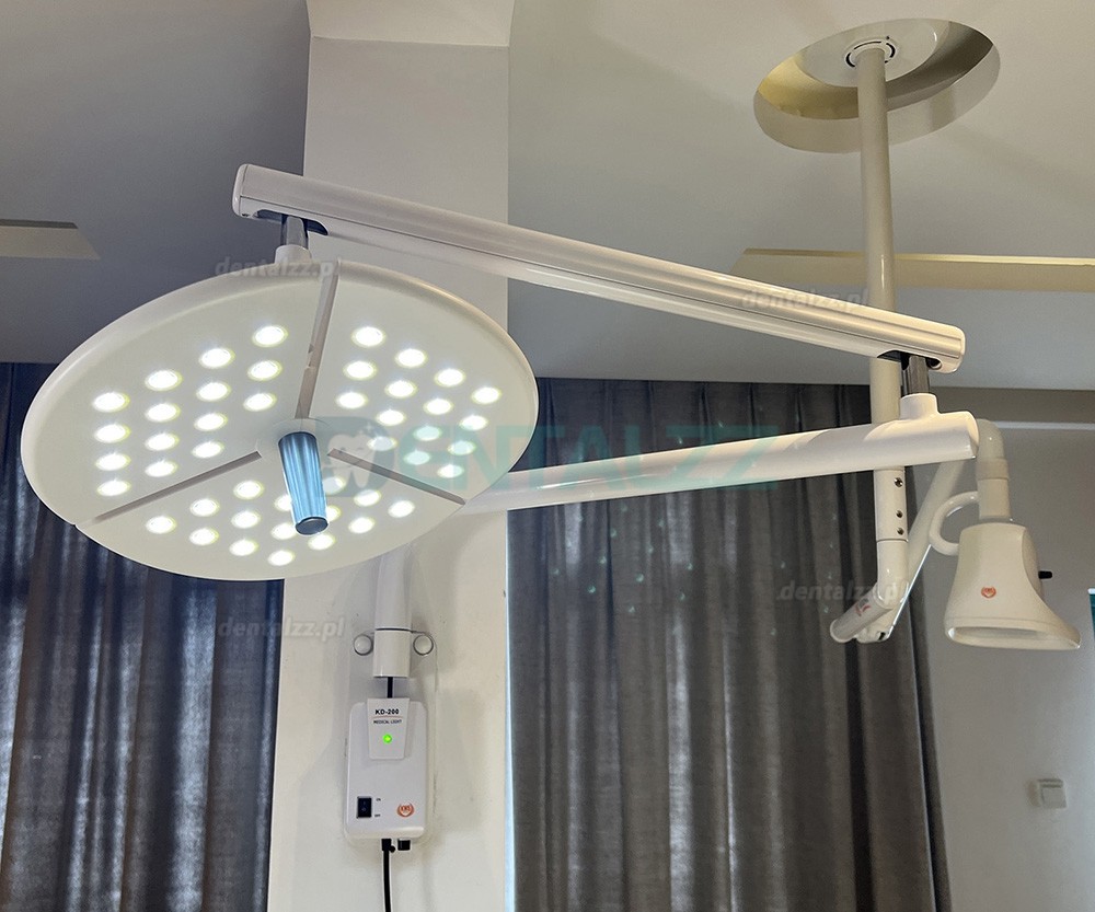 KWS KD-2036B-4 Lampa Operacyjna Stomatologiczna LED 80W Ścienna Bez cieni